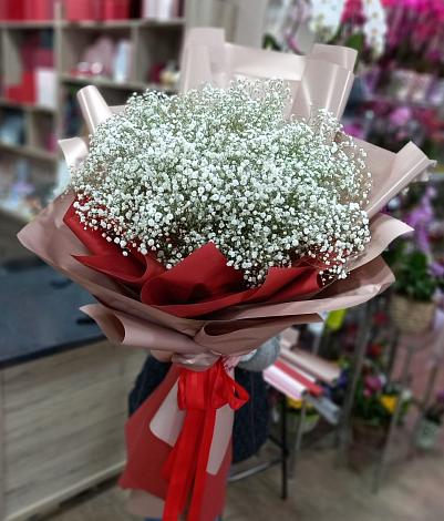 Букет цветов из: Гипсофила в Глаголево