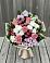 Букет цветов из: Альстромерии, Гвоздики, Розы и Хризантемы в Глаголево