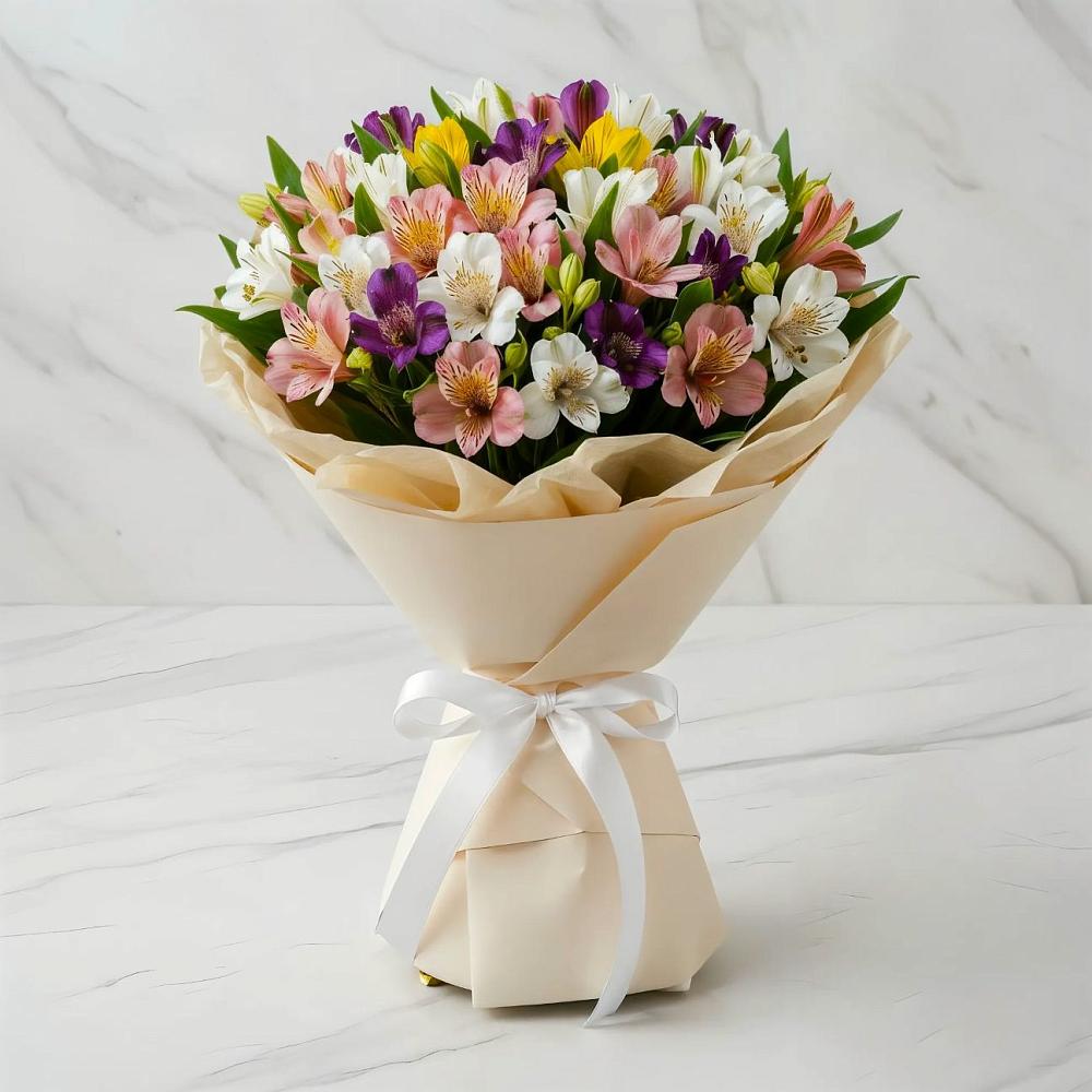 Букет цветов из: Альстромерии в Глаголево