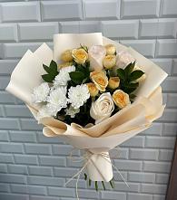 Букет цветов из:  Розы и Хризантемы в Глаголево