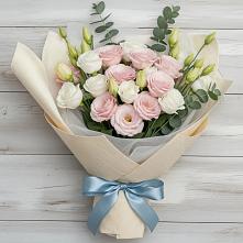 Букет цветов из:  Лизиантусы в Глаголево