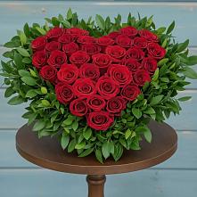 Цветочная композиция из Розы в виде сердца #REPLACE_PRED# Глаголево