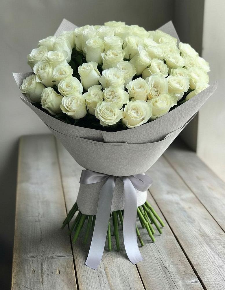 Букет 35 Белых роз в Глаголево