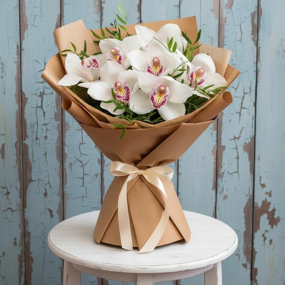 Букет цветов из: Орхидеи и Розы в Глаголево