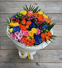 Букет цветов из:  Розы и Хризантемы в Глаголево
