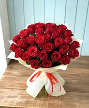 Букет 29 Красных роз в Глаголево