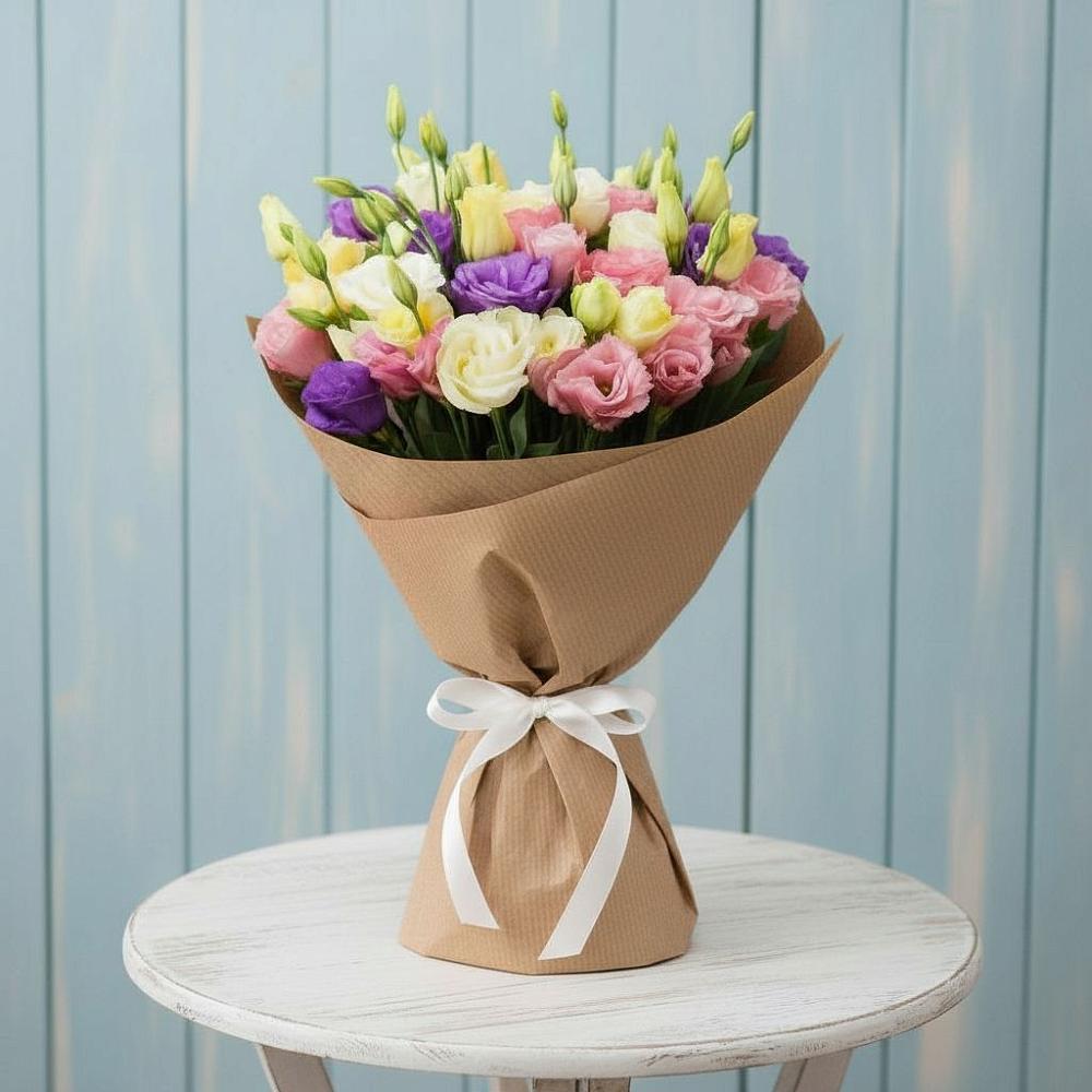 Букет цветов из: Лизиантусы в Глаголево