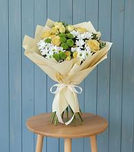 Букет цветов из:  Хризантемы и Розы #REPLACE_PRED# Глаголево