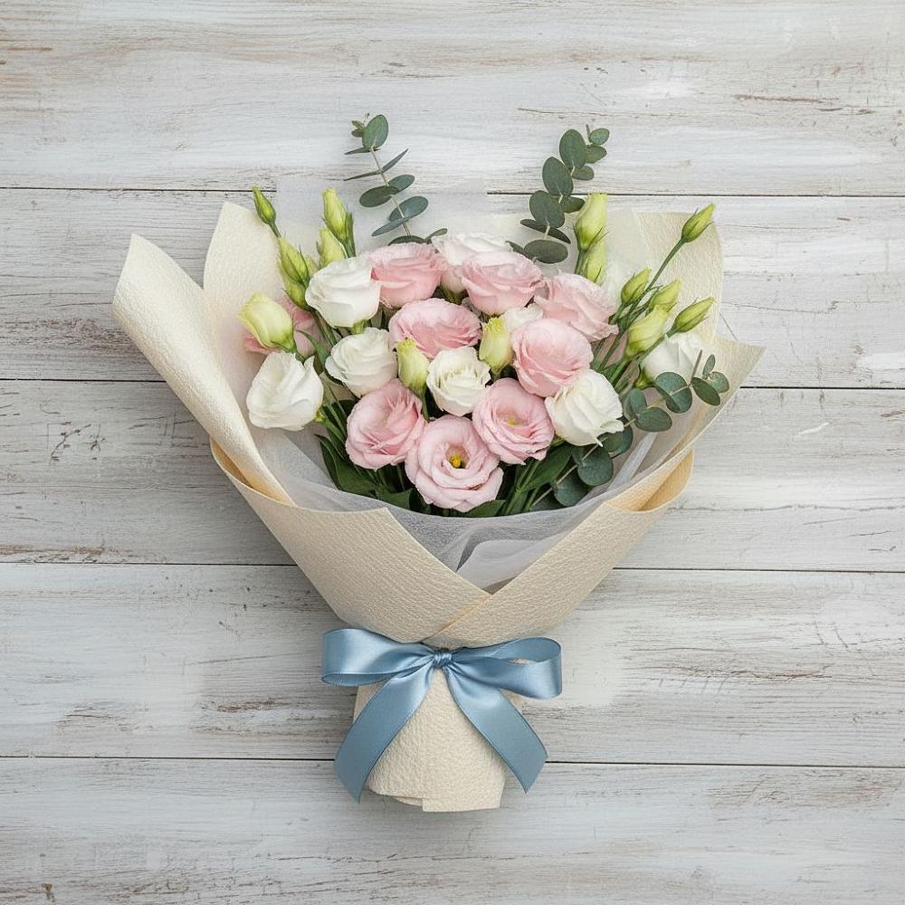 Букет цветов из: Лизиантусы в Глаголево